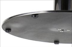STEMA Kovová podnož stolu SH-3001-5/P je vyrobena z leštěné nerezové oceli. Spodní prvek o průměru 44,5 cm. Výška 72,5 cm. Vhodné pro domácnost, kancelář, hotel a restauraci. Má nastavitelné nožky.