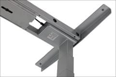 STEMA UT04-3T/90A/A alu stolní regál s elektrickým nastavením výšky