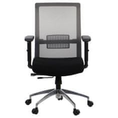 STEMA Otočná židle s prodlouženým sedákem RIVERTON M/L/AL, různé barvy, černo-šedá