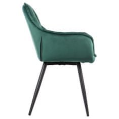 STEMA Židle do obývacího pokoje nebo jídelny CN-9220 zelená