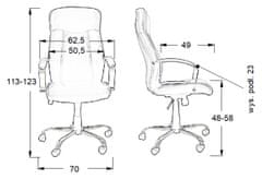 STEMA Otočná židle ZN-9152 BLACK