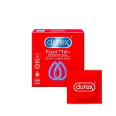 Durex Kondomy Feel Thin Extra Lubricated (Varianta 3 ks)