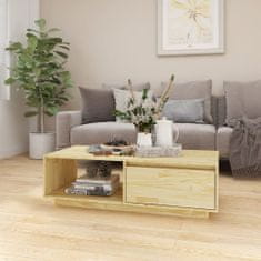 Greatstore Konferenční stolek 110 x 50 x 33,5 cm masivní borové dřevo