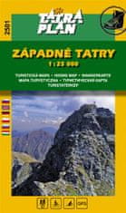 Západné Tatry - 1:25 000 Turistická a cykloturistická mapa