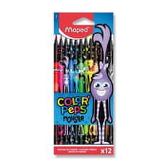 Maped Pastelky MAPED bezdřevé Color Peps Monster 12ks - 2 balení