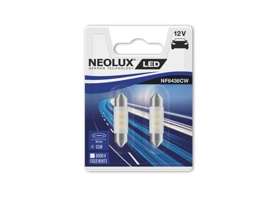 NEOLUX LED 12V 0,5W NF6436CW 6000K 36mm