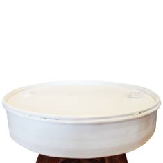 Greatstore Konferenční stolek masivní recyklované dřevo bílý 60 x 45 cm