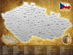 AUR Stírací mapa Česká republika