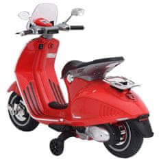 Greatstore Elektrický skútr Vespa GTS300 červený