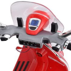 Greatstore Elektrický skútr Vespa GTS300 červený