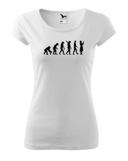 Fenomeno Dámské tričko Evoluce(sestřička) - bílé Velikost: XS