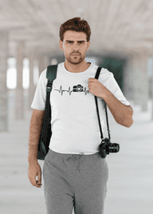 Fenomeno Pánské tričko Tep(fotograf) - bílé Velikost: 2XL
