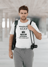 Fenomeno Pánské tričko Sexy fotograf - bílé Velikost: S