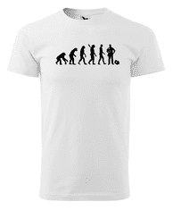 Fenomeno Pánské tričko Evoluce(elektrikář) - bílé Velikost: XL