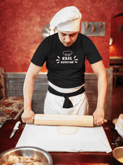 Fenomeno Pánské tričko Král kuchyně - černé Velikost: M