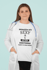 Fenomeno Dámské tričko Sexy doktorka - bílé Velikost: S