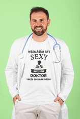 Fenomeno Pánské tričko Sexy doktor - bílé Velikost: XL