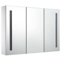Greatstore LED koupelnová zrcadlová skříňka 89 x 14 x 62 cm