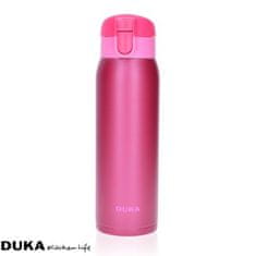 DUKA Vacuum 500 Ml Termohrnek Růžový Z Nerezové Oceli