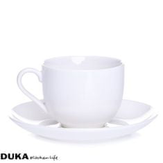 DUKA Felicia Šálek S Podšálkem 130 Ml Bílý Porcelán