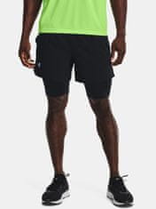 Under Armour Kraťasy UA LAUNCH 5'' 2-IN-1 SHORT-BLK XXL