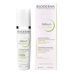 Bioderma Noční pleťové sérum s peelingovým efektem (Sebium Night Peel Smoothing Concentrate) 40 ml