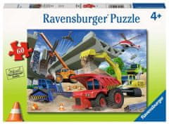 Ravensburger Puzzle Stavební vozidla 60 dílků