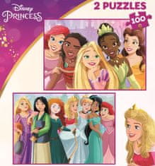 Educa Puzzle Disney princezny 2x100 dílků