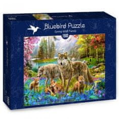 Blue Bird Puzzle Vlčí smečka na jaře 1500 dílků