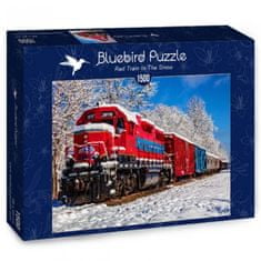 Blue Bird Puzzle Vlak v zimě 1500 dílků