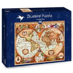 Blue Bird Puzzle Historická mapa 1000 dílků