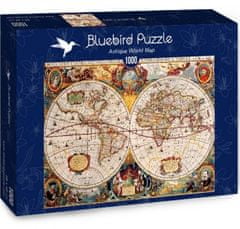 Blue Bird Puzzle Antická mapa světa 1000 dílků