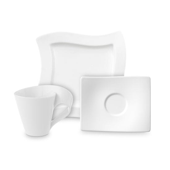 Villeroy & Boch Kávový servis pro 4 osoby z kolekce NEW WAVE 12 ks +