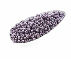 Kraftika 20g opaque amethyst purple luster kulaté české skleněné