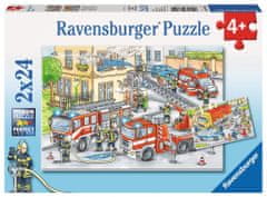 Ravensburger Puzzle Hrdinové v akci 2x24 dílků