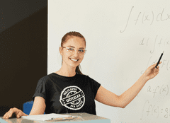 Fenomeno Dámské tričko Nejlepší učitelka na světě - černé Velikost: L