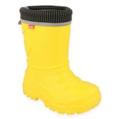Befado Dětské boty wellington - žluté 162Y velikost 36