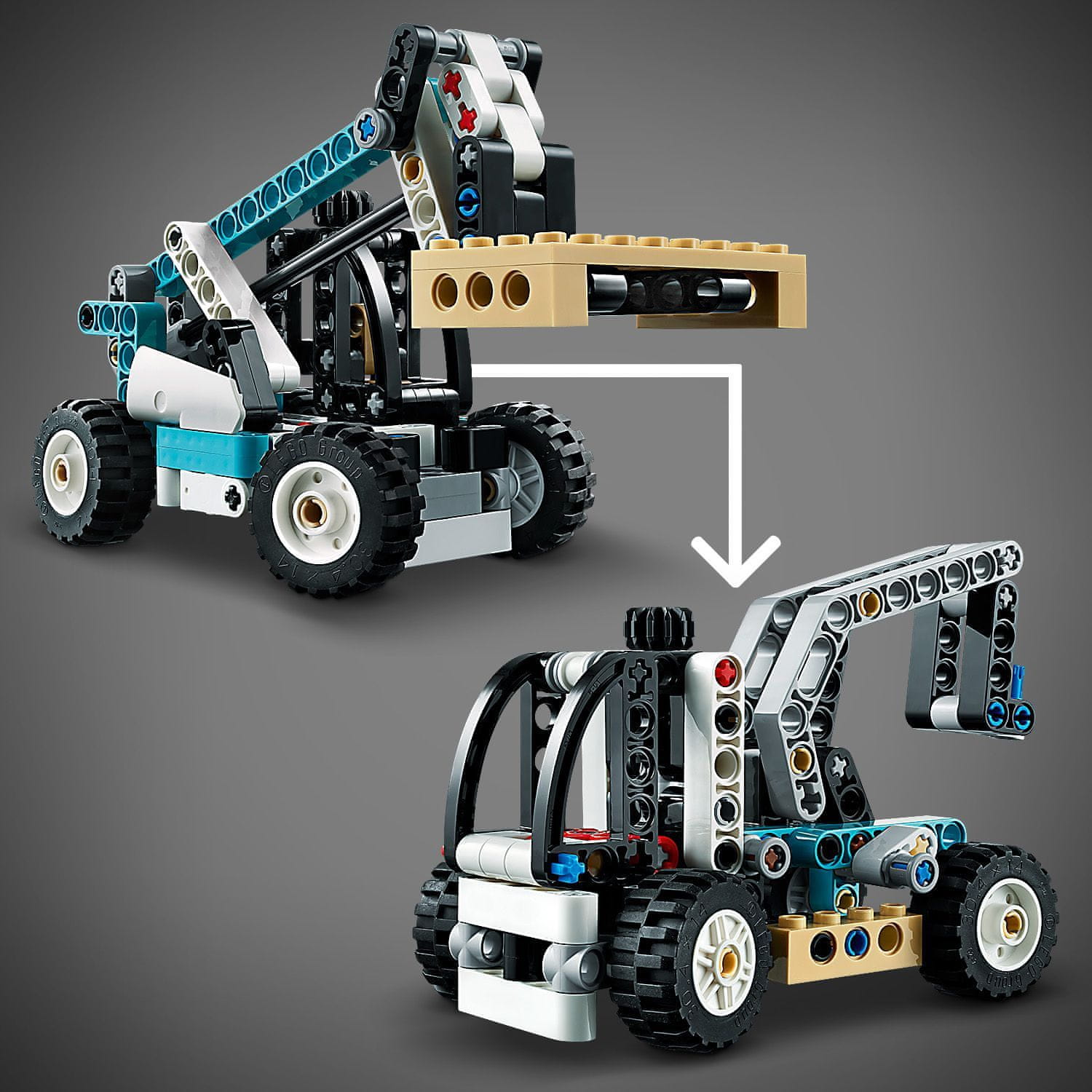  Technic 42133 Teleszkópos markológép 