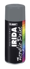 HB BODY Sprej IRIDA RAL 7046 (400ml) - šedý sprej akrylový na kov, dřevo i plast 