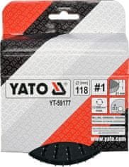 YATO Rotační rašple frézovací univerzální 118 mm