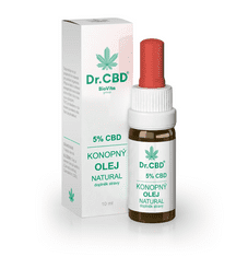 Dr. CBD 5% CBD konopný olej Natur 10 ml