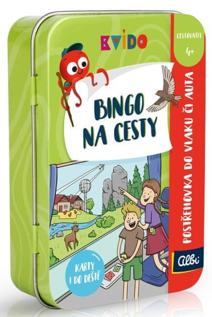 Albi Kvído Bingo na cesty - Postřehovka do vlaku