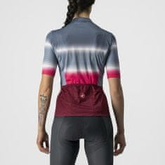 Castelli Dámský cyklistický dres Dolce Jersey Light Steel Blue/Bordeaux modrá/růžová L