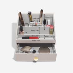 Stackers , Stolní organizér na kosmetiku Taupe Makeup Organiser | šedobéžová 75671