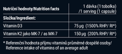 GYMIO Vitamín K2 (MK-7) + D3