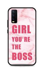 TopQ Kryt LUXURY Vivo Y20s pevný Girl Boss 70903