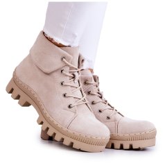 Dalles Tiered Suede Trapper Boots velikost 41