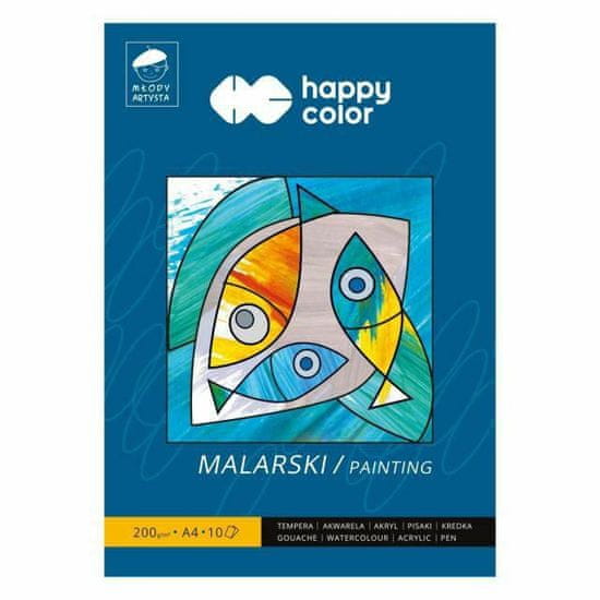 Happy Color Skicák univerzální (200g/m2, 10 listů) a4