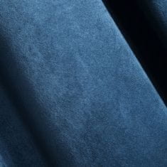 Eurofirany Záclona připravený na pásce ROSA 140x300 Design91 tmavě modry