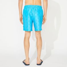 Nautica Plavky 8" ANCHOR PRINT QUICK-DRY SWIM modré M